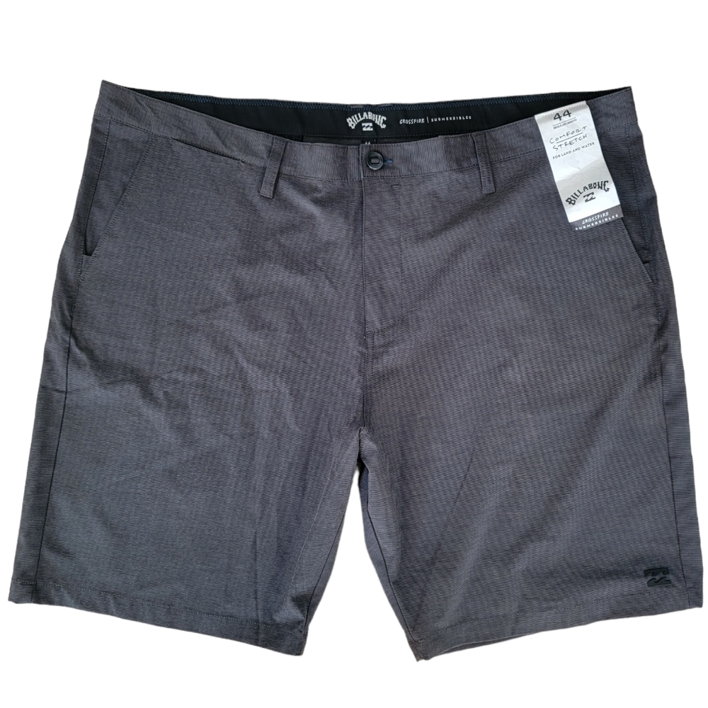 Billabong Men’s Crossfire Mid Submersible Walkshort Grey Board-Shorts Si…